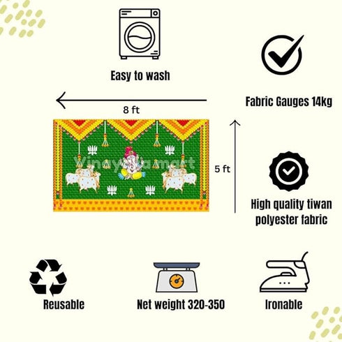 Ganapati Decoration Cloth